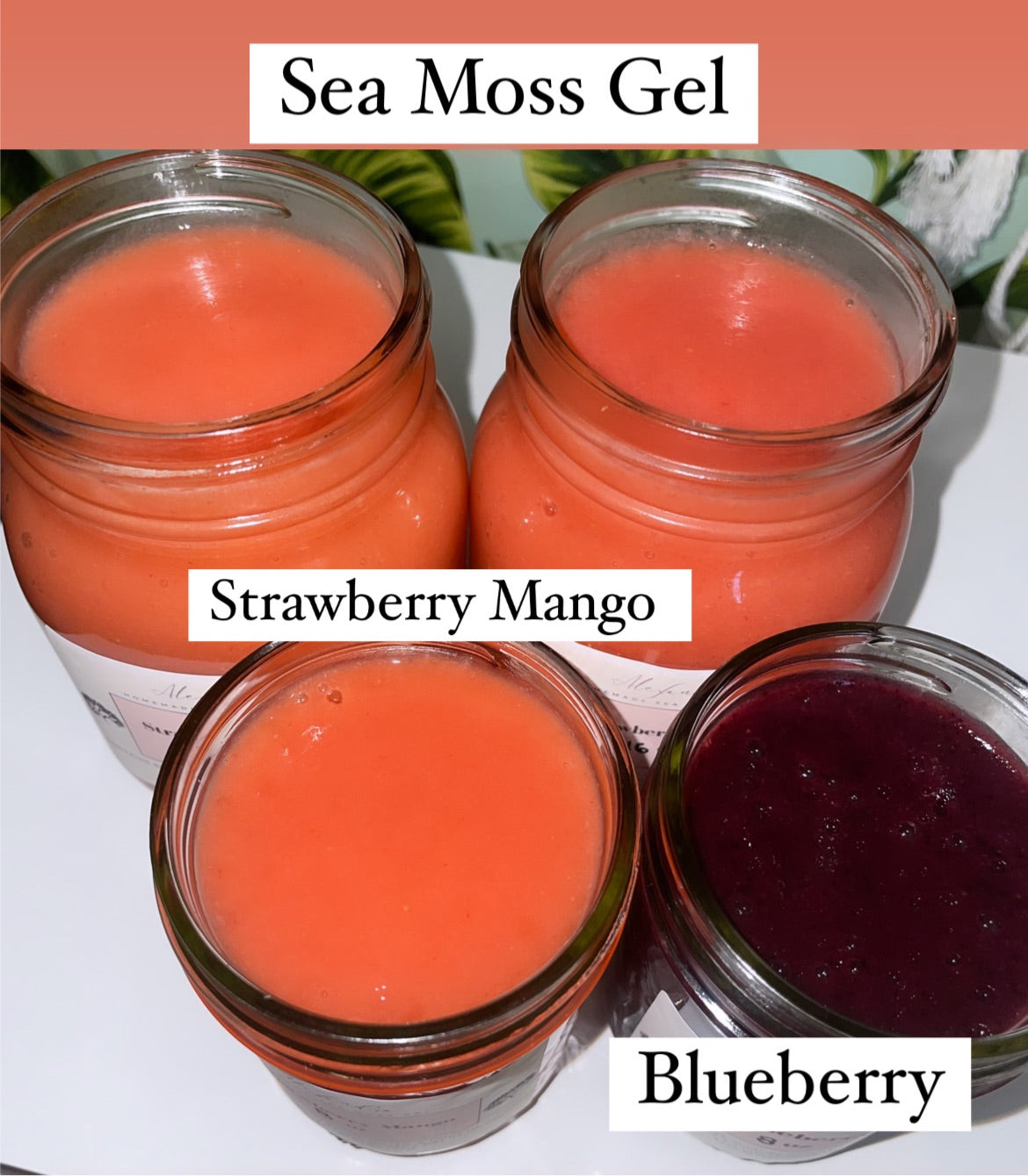 Strawberry Mango Sea Moss Gel