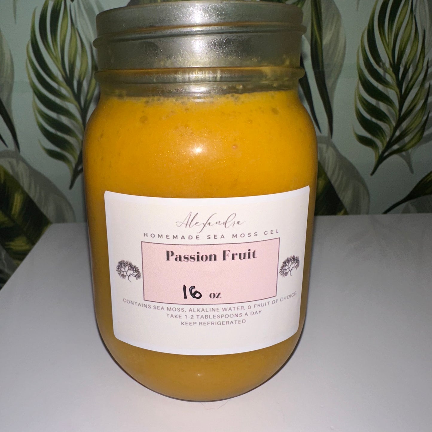 Passion Fruit Sea Moss Gel