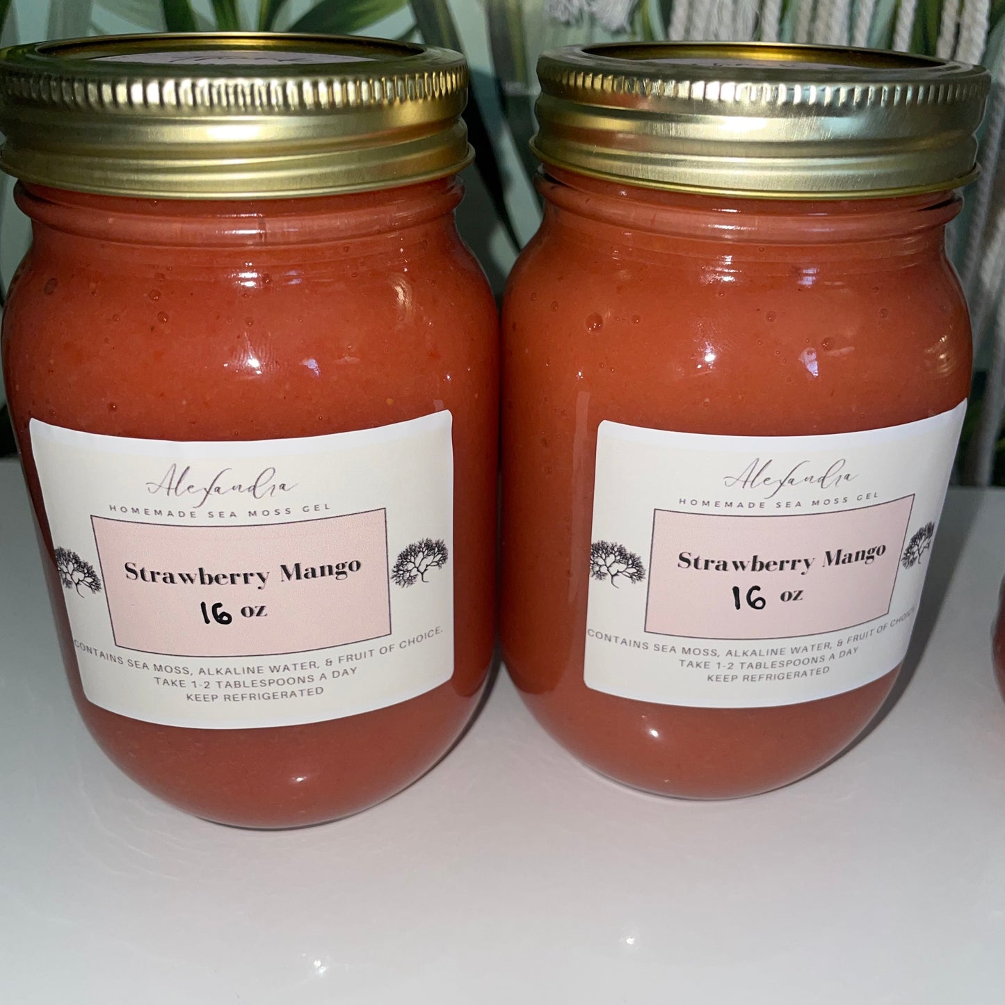 Strawberry Mango Sea Moss Gel