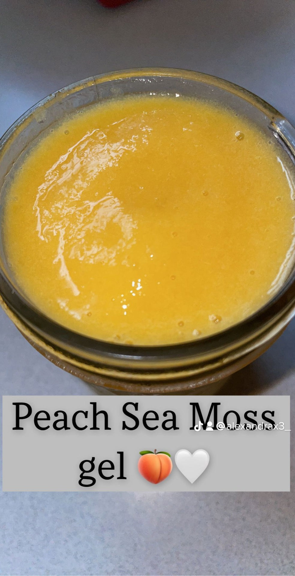 Peach Sea Moss Gel