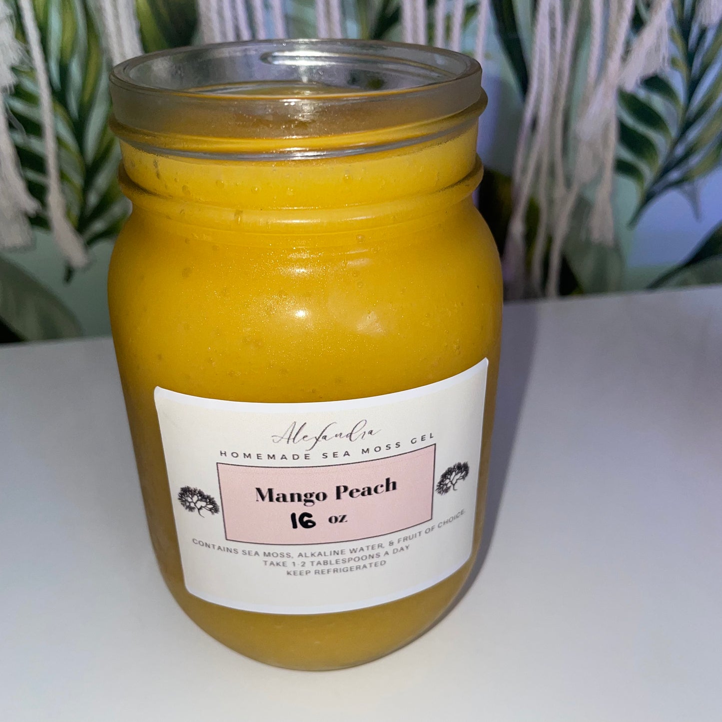 Mango Peach Sea Moss Gel