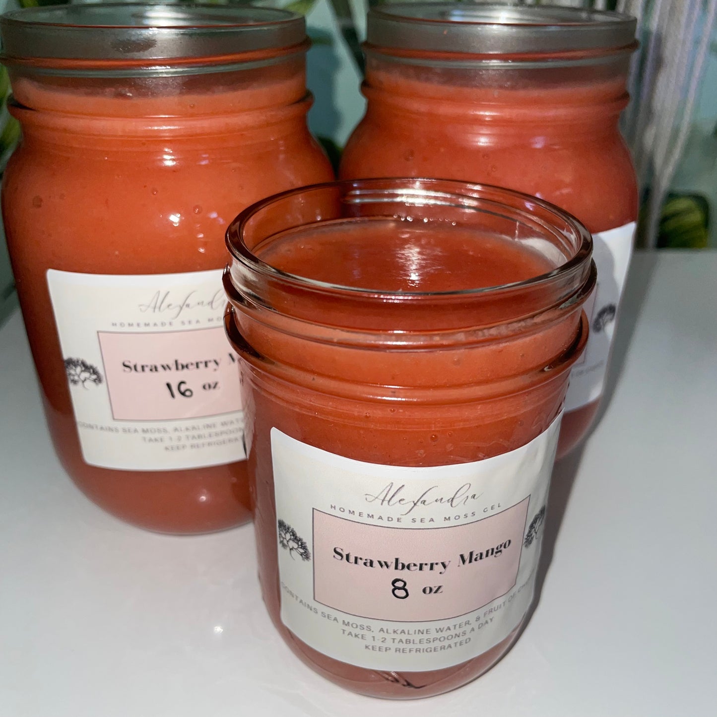 Strawberry Mango Sea Moss Gel