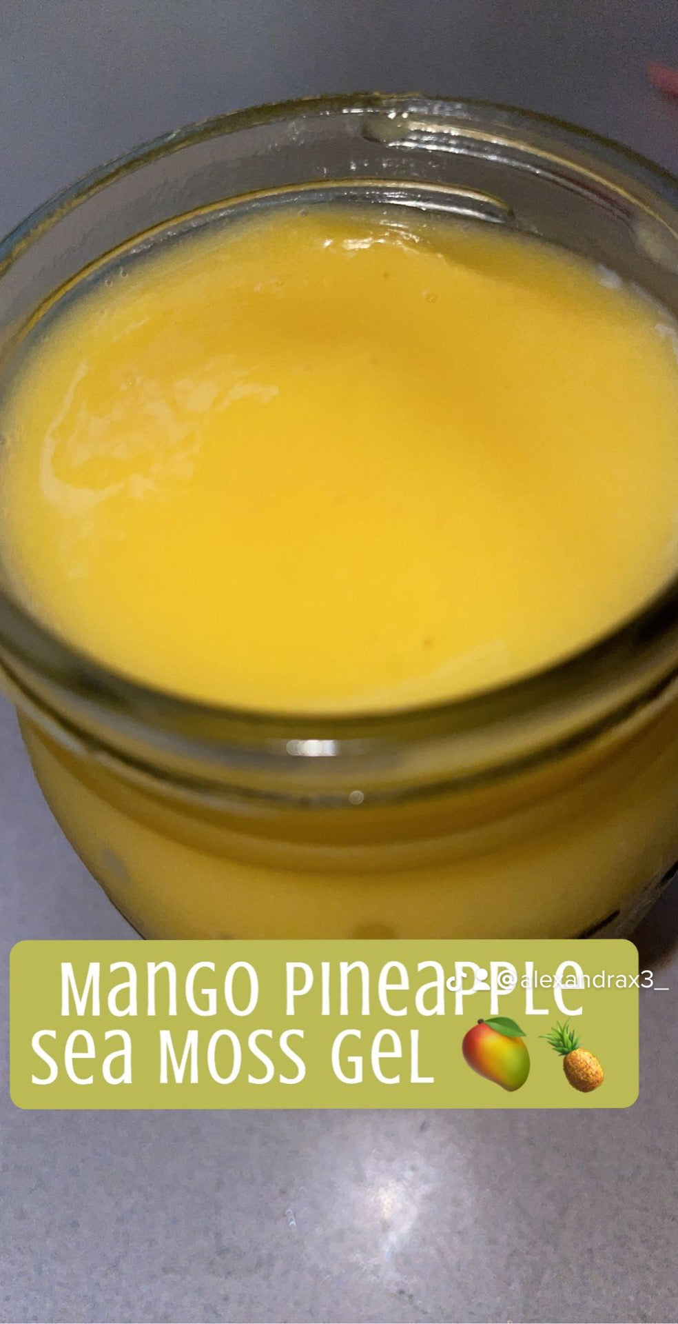Mango Pineapple Sea Moss Gel